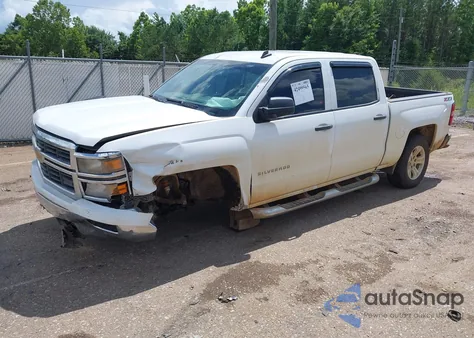 2014 Chevrolet Silverado 1500 2Lt из США, поврежденный, VIN 3GCUKREC4EG157620